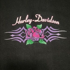 Harley Davidson Floral Tank Top Estimated Size Small
